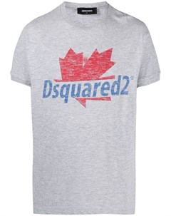 Футболка с принтом D2 Leaf Dsquared2