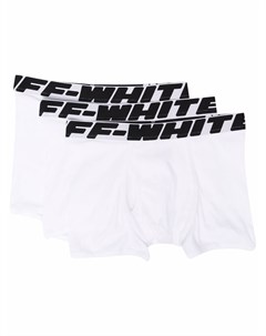 Комплект из трех боксеров с логотипом Off-white