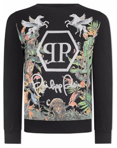 Толстовка с логотипом Philipp plein junior