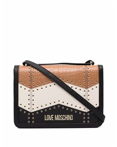 Сумка тоут с люверсами Love moschino