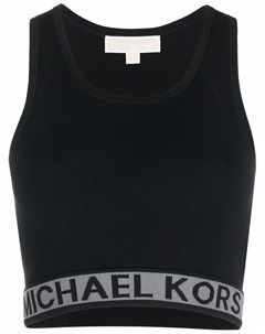 Укороченный топ с логотипом Michael michael kors