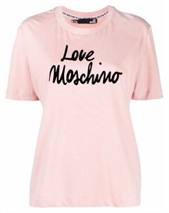 Футболка с логотипом Love moschino