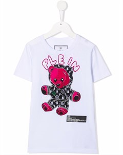 Футболка Teddy Bear с графичным принтом Philipp plein junior