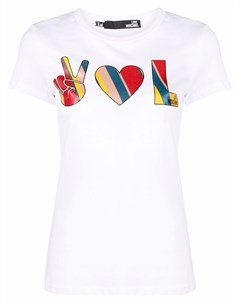 Футболка с логотипом Love moschino