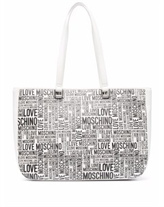 Сумка тоут с логотипом Love moschino