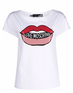 Футболка с принтом Love moschino