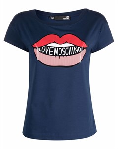 Футболка с принтом Love moschino