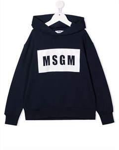 Худи с логотипом Msgm kids