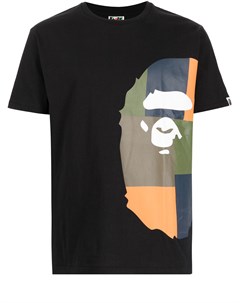 Футболка с логотипом в клетку A bathing ape®