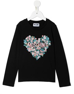 Футболка с логотипом Moschino kids