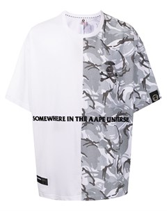 Футболка с камуфляжным принтом Aape by *a bathing ape®