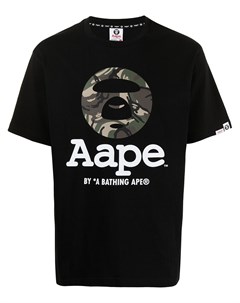 Футболка Og Moon Face с камуфляжным принтом Aape by *a bathing ape®