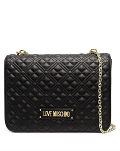 Стеганая сумка на плечо из искусственной кожи Love moschino