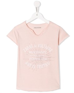 Футболка Boxo со стразами Zadig & voltaire kids