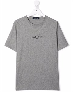 Футболка с вышитым логотипом Fred perry kids