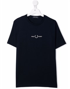 Футболка с вышитым логотипом Fred perry kids