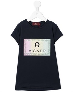 Футболка с логотипом Aigner kids