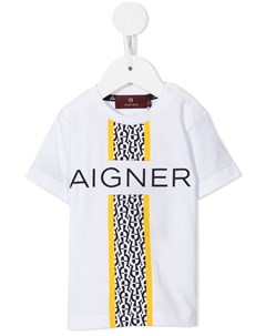 Футболка с логотипом Aigner kids