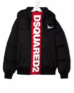 Пуховик с логотипом Dsquared2 kids