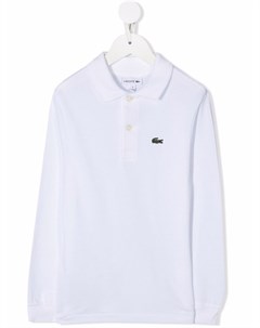 Рубашка поло с нашивкой логотипом Lacoste kids