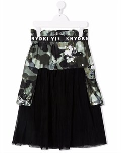 Юбка с камуфляжным принтом Dkny kids