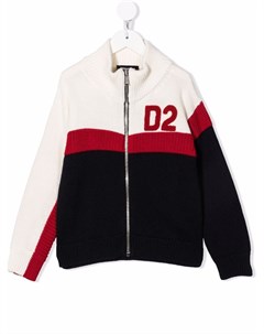 Кардиган на молнии с логотипом Dsquared2 kids