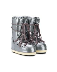 САПОГИ ICON JUNIOR SILVER VINYL Moon boot kids