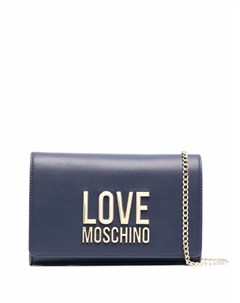 Клатч с логотипом Love moschino