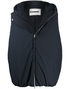 Жилет оверсайз с капюшоном Jil sander