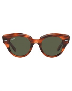 Солнцезащитные очки Roundabout в оправе черепаховой расцветки Ray-ban