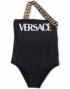 Купальник с узором Greca Versace kids