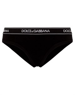 Трусы брифы с заниженной талией и логотипом Dolce&gabbana