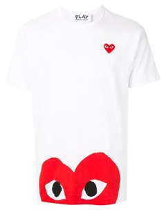 Футболка с логотипом Comme des garçons play