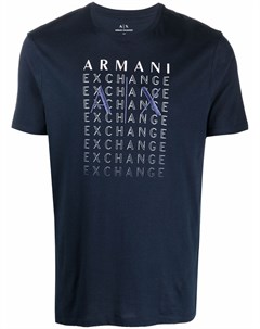 Футболка с логотипом Armani exchange