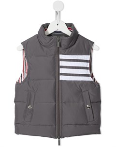 Дутый жилет с полосками 4 Bar Thom browne kids