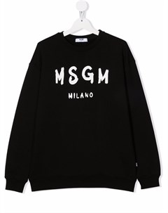 Толстовка с логотипом Msgm kids