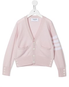 Кашемировый кардиган с полосками 4 Bar Thom browne kids