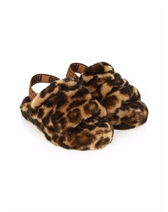 Слиперы Fluff Yeah Slide с принтом Ugg kids