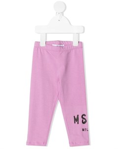 Легинсы с логотипом Msgm kids