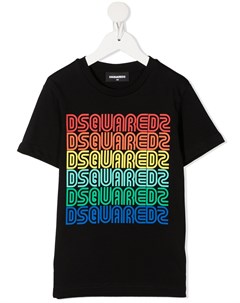 Футболка с короткими рукавами и логотипом Dsquared2 kids