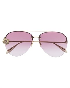 Солнцезащитные очки авиаторы Alexander mcqueen eyewear