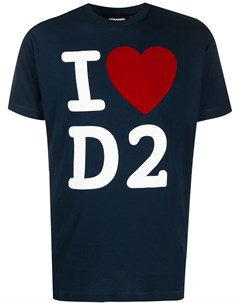 Футболка I Heart D2 Dsquared2