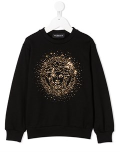 Толстовка с декором Medusa Versace kids