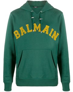 Худи с вышитым логотипом Balmain