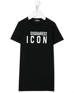 Платье футболка Icon с логотипом Dsquared2 kids