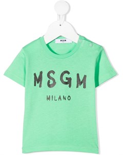 Футболка с логотипом Msgm kids