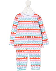 Спортивный костюм с геометричным принтом Stella mccartney kids