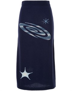 Трикотажная юбка с космическими мотивами Onefifteen