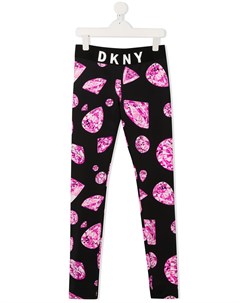 Легинсы с принтом Dkny kids