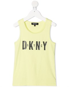 Топ без рукавов с логотипом Dkny kids